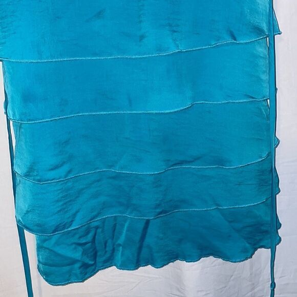 Juniors blue fringe dress - Picture 7 of 7